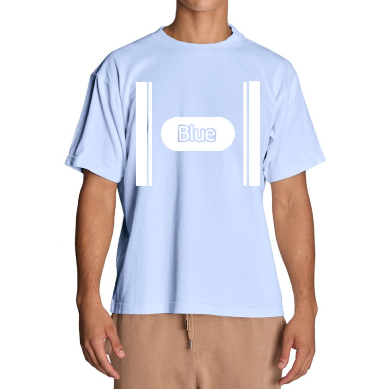 Blue Crayon Urban Heavy T-shirt | Artistshot