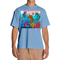 Seahorse Under The Sea Tumbler Urban Heavy T-shirt | Artistshot