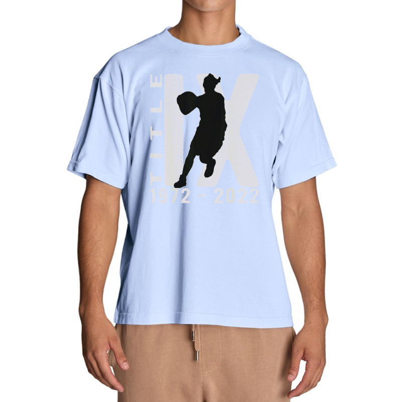 Title Ix 50th Anniversary Us Education Amendments Basketball Urban Heavy T-shirt by zuzumanin | Artistshot