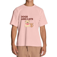 Dogs And Cat Urban Heavy T-shirt | Artistshot