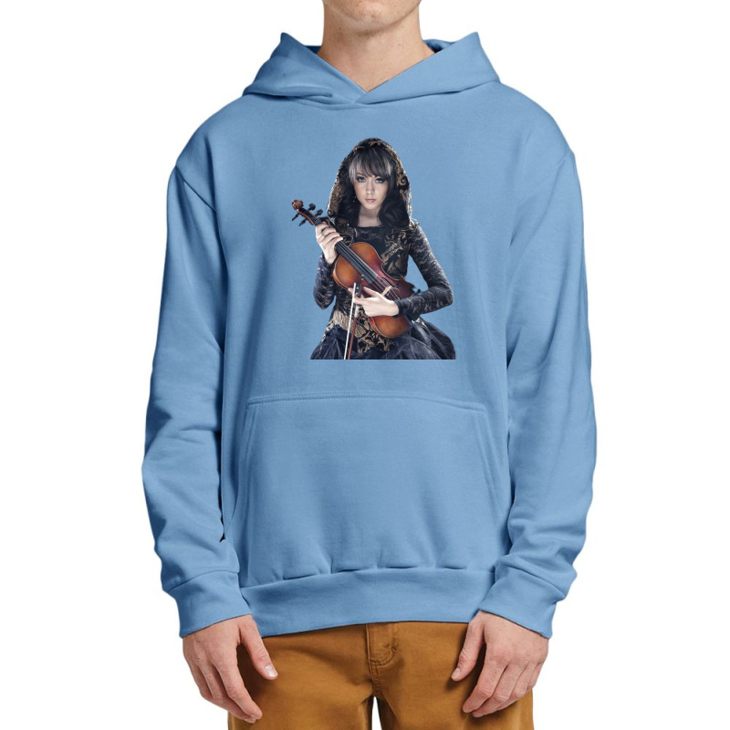 Pemain Biola Lindsey Stirling Hitam Urban Pullover Hoodie by JuanEscobar | Artistshot