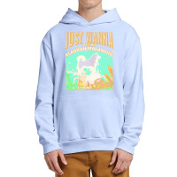 Alaskan Malamute T  Shirt Dog Owner, Just Wanna Pet My Alaskan Malamut Urban Pullover Hoodie | Artistshot