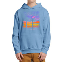 Palm Trees T  Shirt A Beautiful Painting That Shows The Atmosphere Of Urban Pullover Hoodie | Artistshot