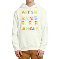 Autism Awareness Month T  Shirt Funny Autism Awareness Seeing The Worl Urban Pullover Hoodie | Artistshot