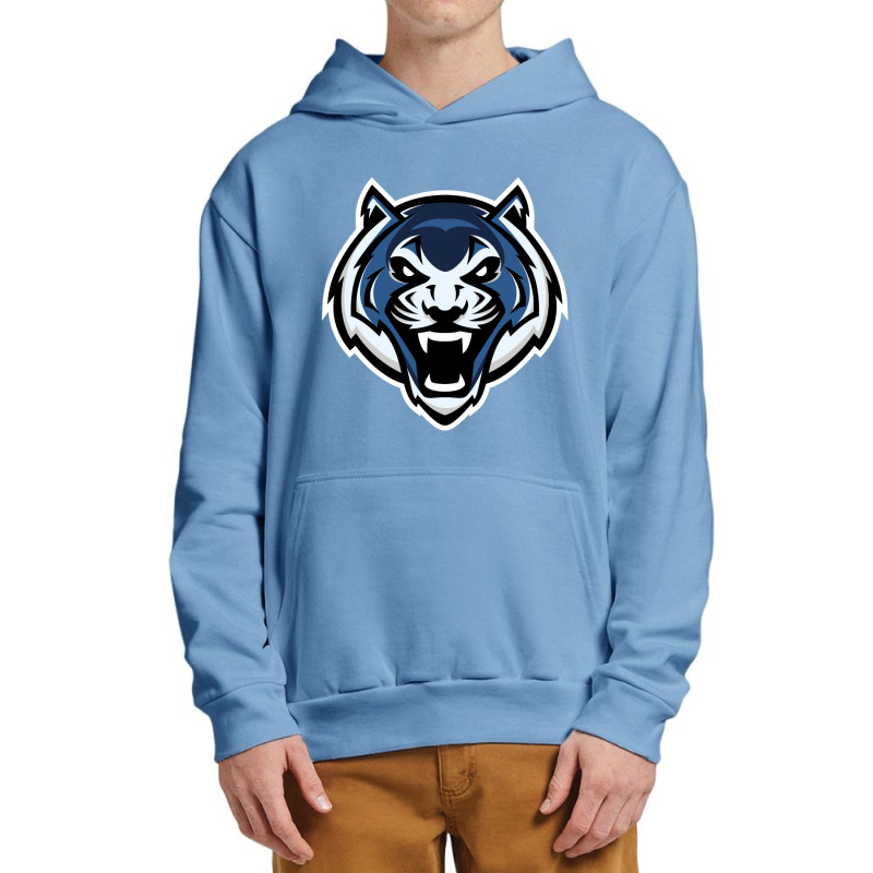 Lincoln Blue Tigers Urban Pullover Hoodie by tonyleo | Artistshot