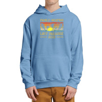 Vintage Sunset Family Vacation 2022 Lost Paradise Beach Raglan Basebal Urban Pullover Hoodie | Artistshot