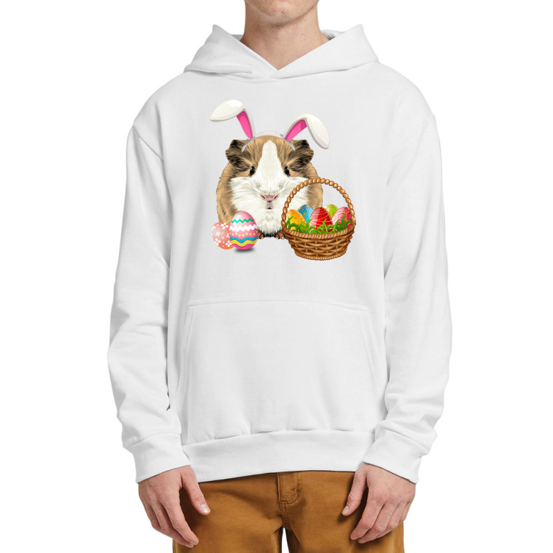 Easter Shirt Guinea Pig Funny Bunny Ears Eggs Urban Pullover Hoodie | Artistshot