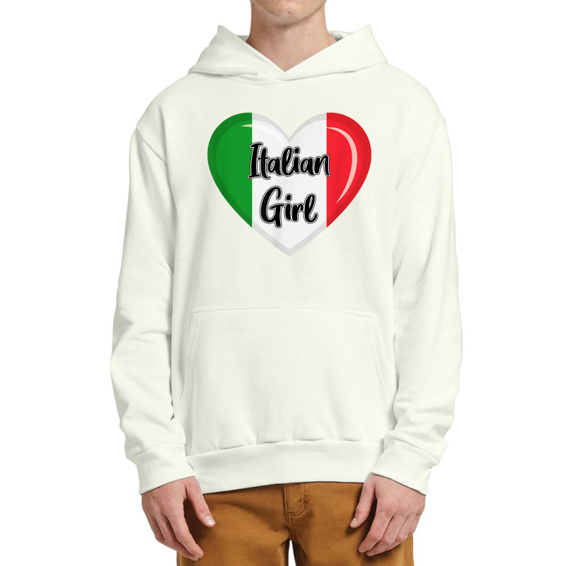 Italy Flag For Women Italian Girl Urban Pullover Hoodie | Artistshot