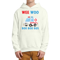 Wee Woo Boo Boo Bus Ambulance Ems Emt Paramedic Driver Gift Pullover H Urban Pullover Hoodie | Artistshot