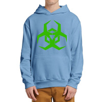 Toxic Neon Green Biohazard Symbol Urban Pullover Hoodie | Artistshot