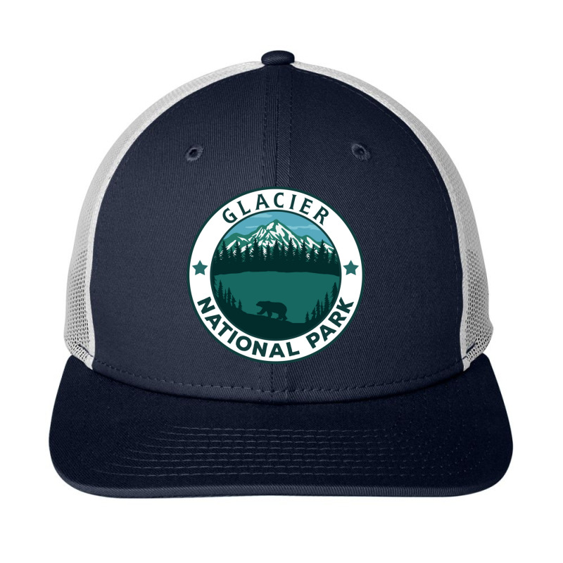 Glacier National Park Snapback Trucker Cap by ALICIAWITTENMYER | Artistshot