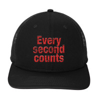 Every Second Counts Snapback Trucker Cap | Artistshot