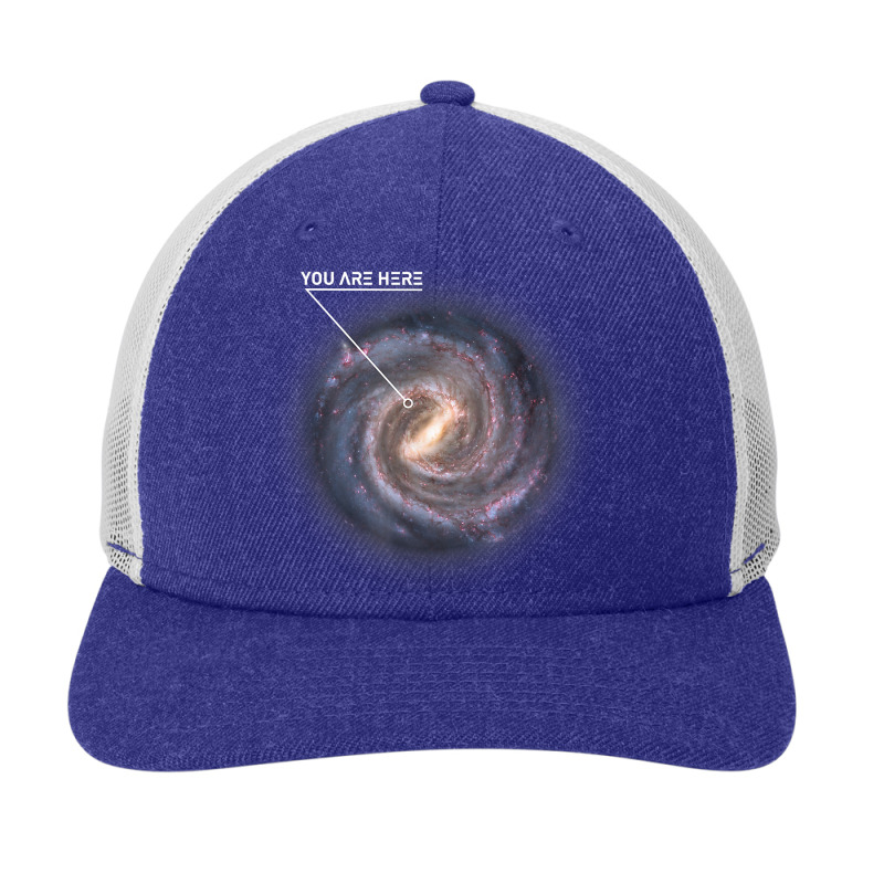 You Are Here Galaxy Astronomy Milky Way Space Sci-fi Snapback Trucker Cap by SamuelTABraun | Artistshot