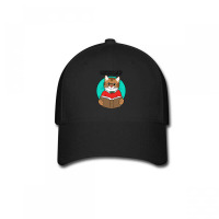 Curious Cats Visit The Library Baseball Cap | Artistshot