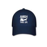 Amish Thug With Horse & Buggy Gangster Baseball Cap | Artistshot