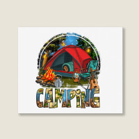 Camping Landscape Canvas Print | Artistshot