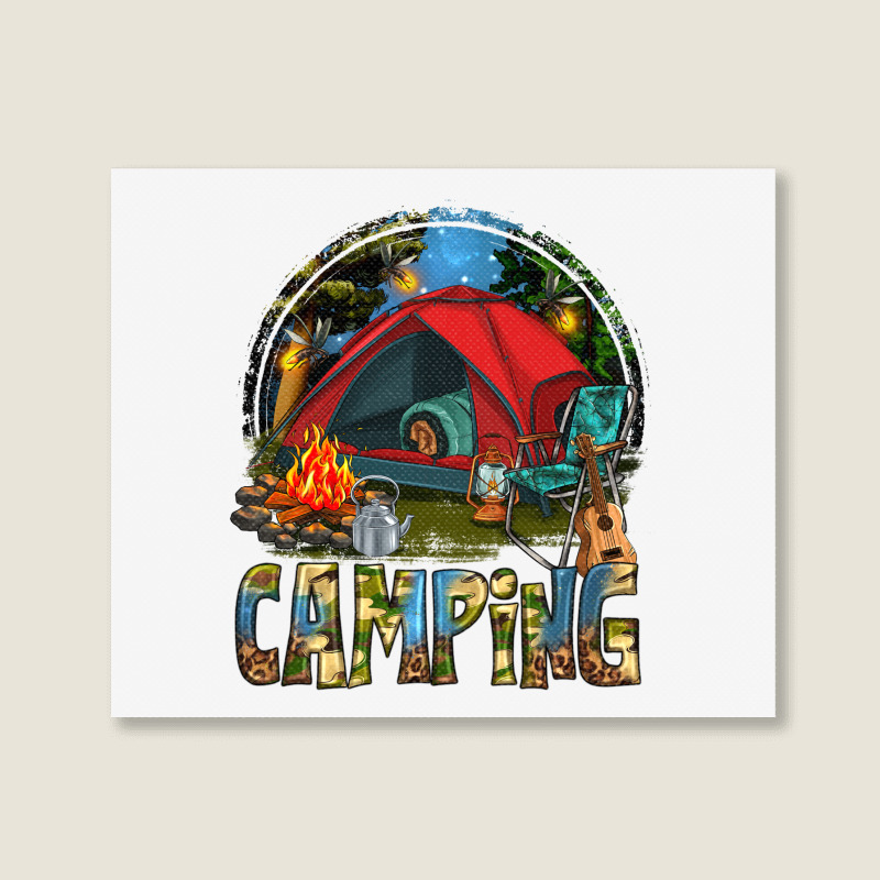 Camping Landscape Canvas Print | Artistshot