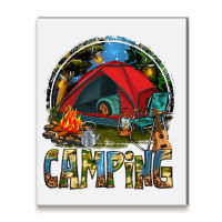 Camping Metal Print Vertical | Artistshot