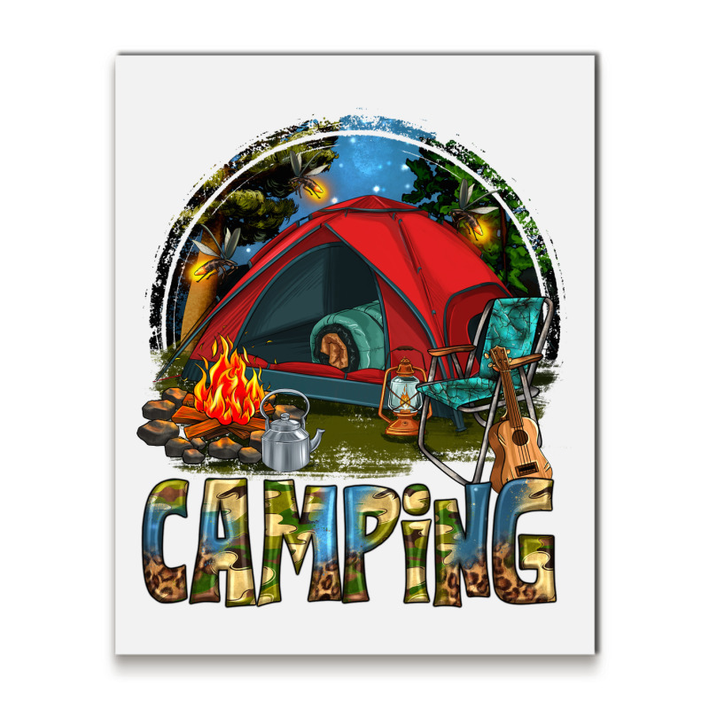 Camping Metal Print Vertical | Artistshot