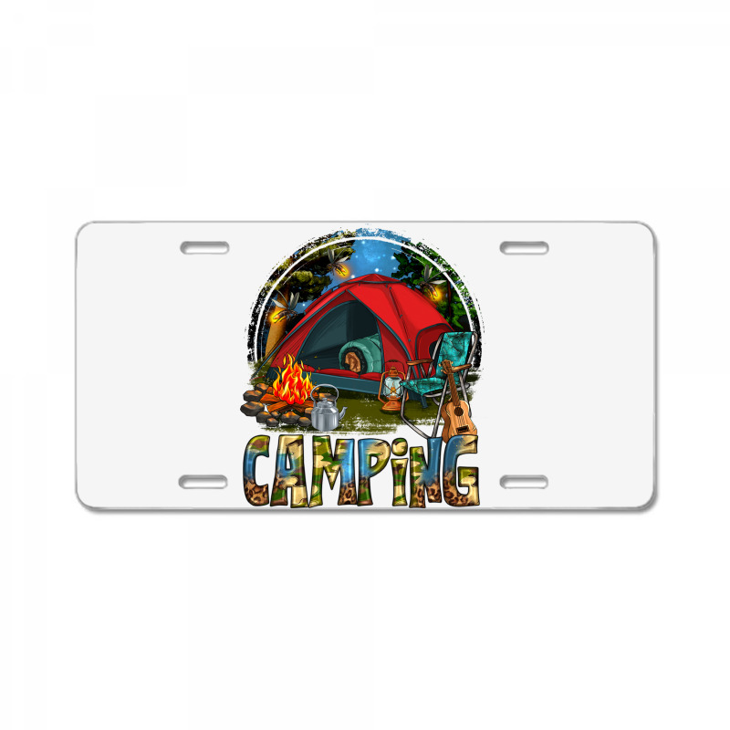 Camping License Plate | Artistshot