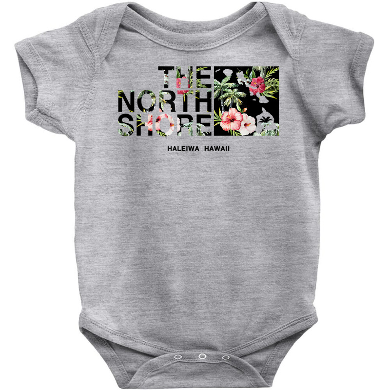 Hawaii Vintage Style North Shore Haleiwa Palm Tree T Shirt Baby Bodysuit | Artistshot