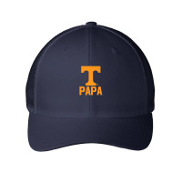 Tennessee Volunteers Papa Combined Flags Apparel Mesh Cap | Artistshot