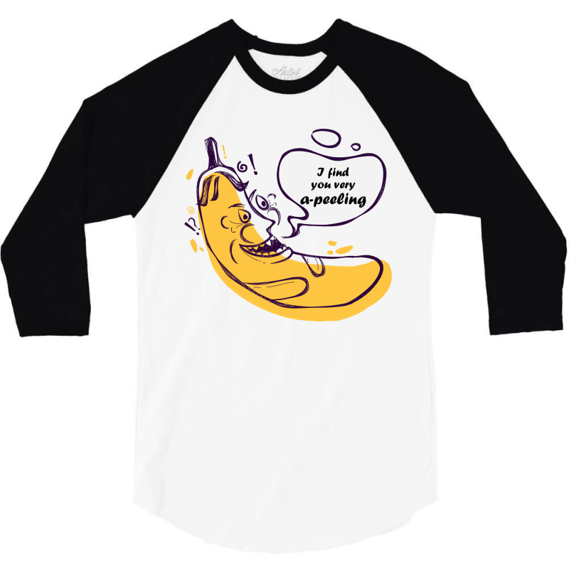 Laughing Banana 3/4 Sleeve Shirt | Artistshot