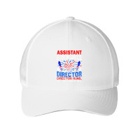 Assistant Fireworks Director Usa Independence Day July 4th Mesh Cap | Artistshot