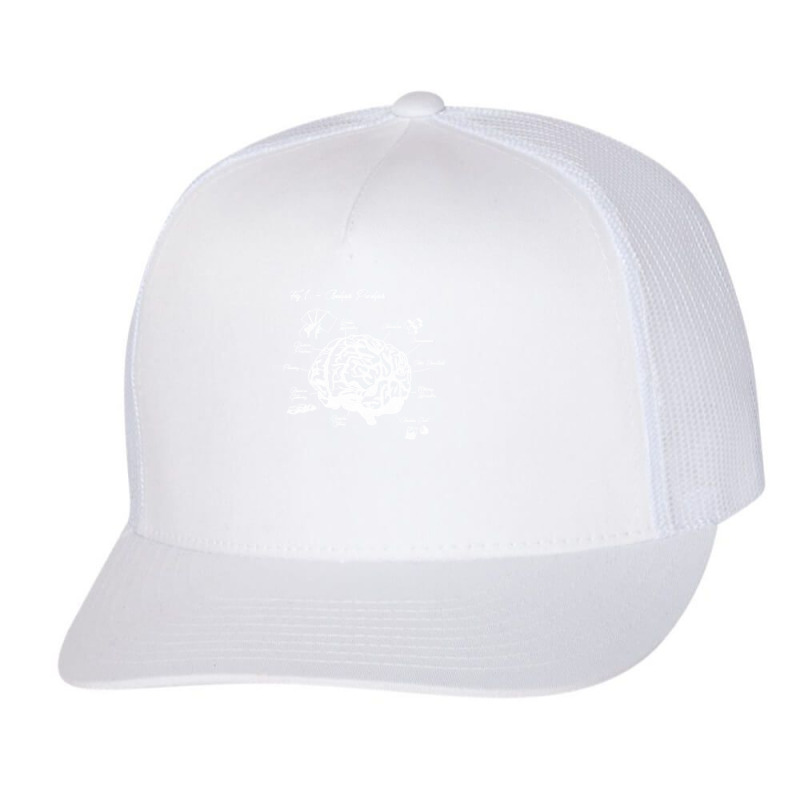 Analysis Paralysis White Print Classic Trucker Cap by TauwannaJessup | Artistshot