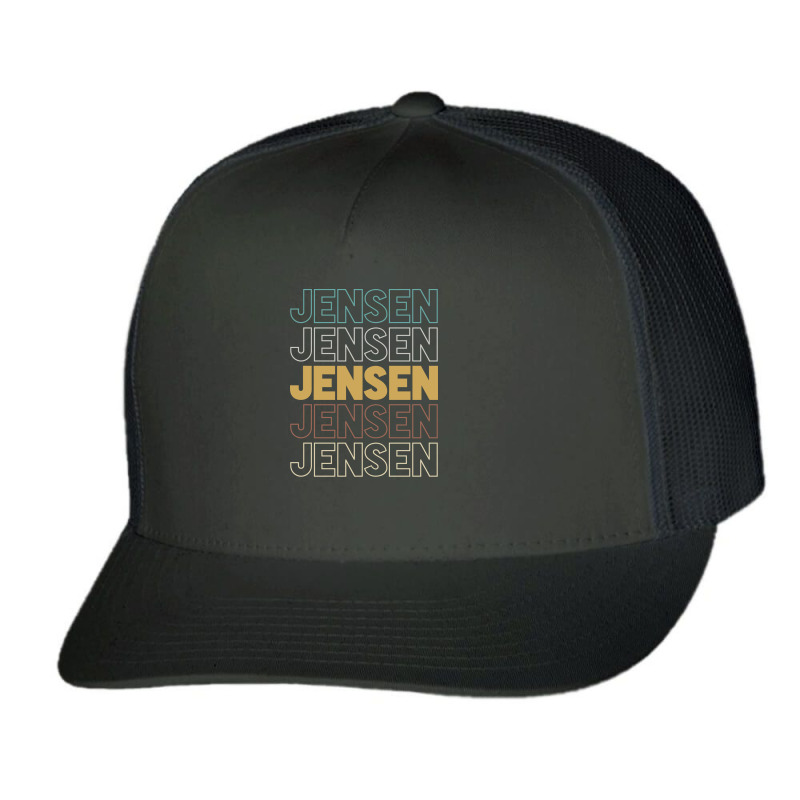 Jensen Jensen Jensen Jensen Jensen Trucker Cap | Artistshot