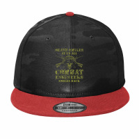 Combat Engineer Smiles Usa Military Sapper Premium Camo Snapback | Artistshot