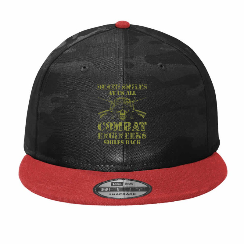 Combat Engineer Smiles Usa Military Sapper Premium Camo Snapback by MichaelBV | Artistshot