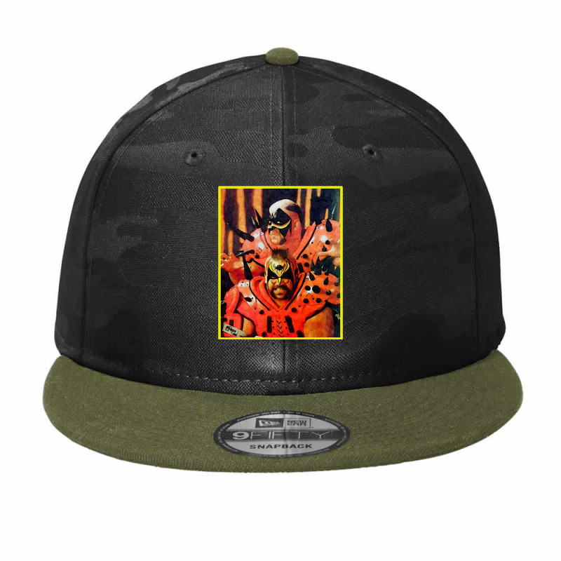 Mask Hitman Day Gift Camo Snapback by ArtistFinnegan | Artistshot