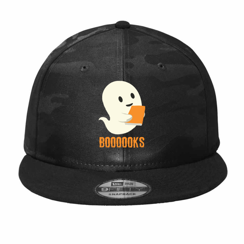 Halloween Booooks T  Shirt Booooks. Funny Books Reader Halloween Costu Camo Snapback | Artistshot