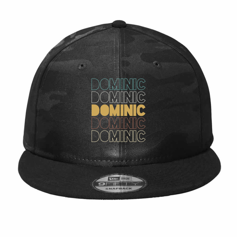 Dominic Dominic Dominic Dominic Dominic Camo Snapback by Topseller | Artistshot