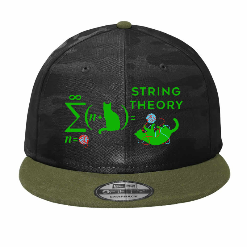 String Theory Camo Snapback by AGSTshirt | Artistshot