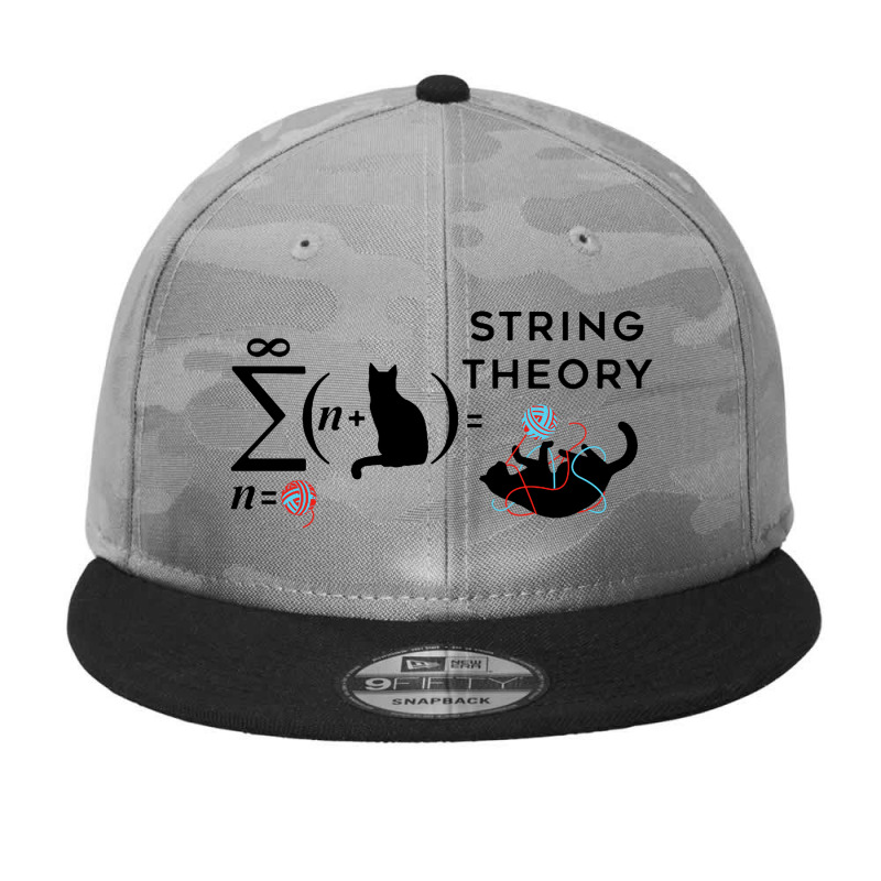 String Theory Camo Snapback | Artistshot