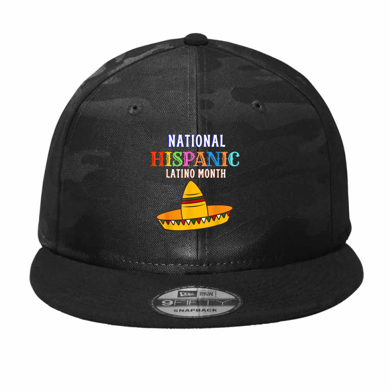 Hispanic Ceremony Month Prideful Latin Spanish Amigo Gifts Day Gift Camo Snapback by TyrellDesign | Artistshot