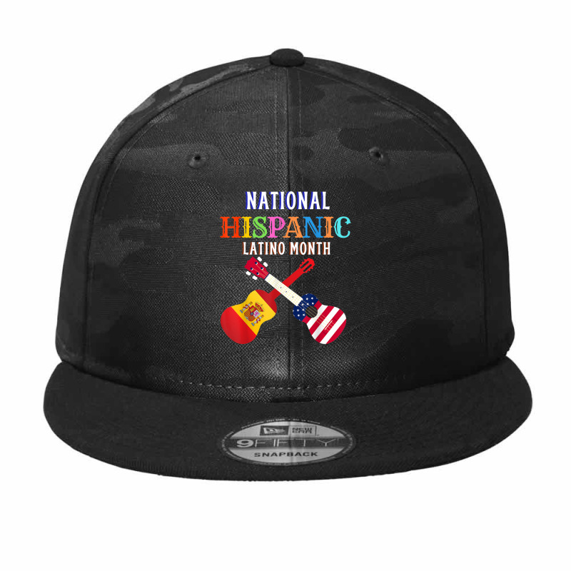 Hispanic Ceremony Month Prideful Latin Spanish Amigo Gifts For Mens Wo Camo Snapback by TyrellDesign | Artistshot