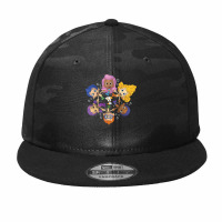 Bubble Guppies Synchronized Swimming Circle Portrait Camo Snapback | Artistshot