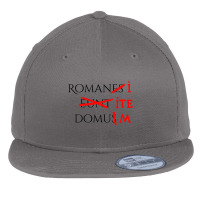 Romans Go Home Flat Bill Snapback Cap | Artistshot