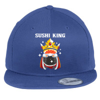 Sushi King   Kawaii Japan Japanese Food Lover Cuisine Chef T Shirt Flat Bill Snapback Cap | Artistshot