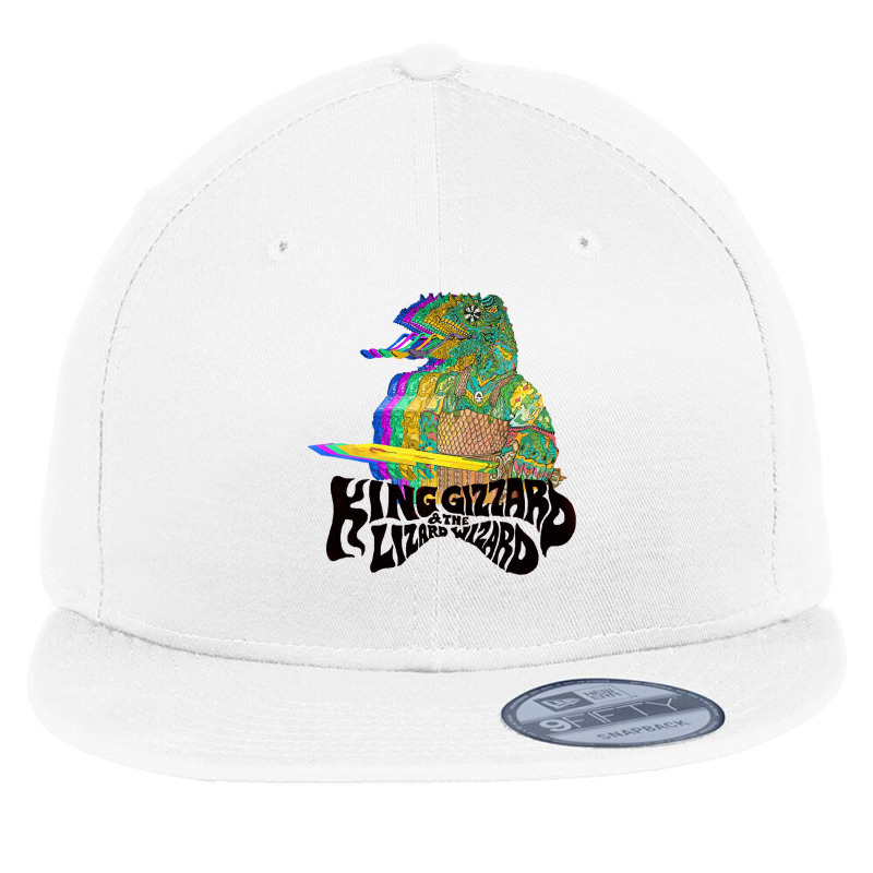 Fast-track Your King Gizzard And The Lizard Wizard Flat Bill Snapback Cap by AnitaKovich | Artistshot