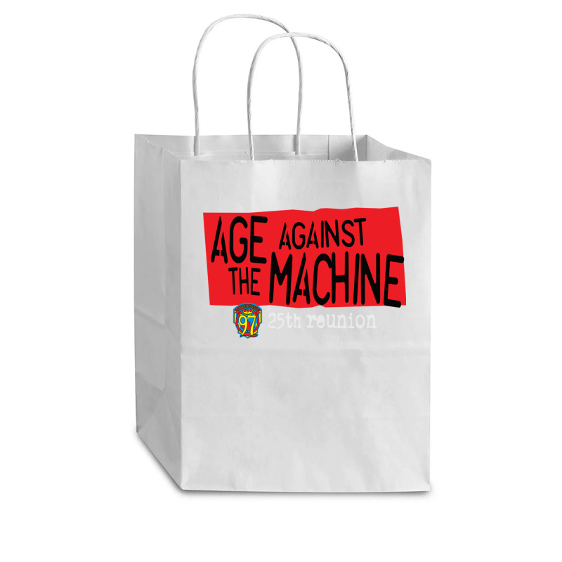 Age Against The Machine - Sci97 25th Reunion Active Cub Paper Bag - 8 X 4 1/2 X 10 1/4 | Artistshot