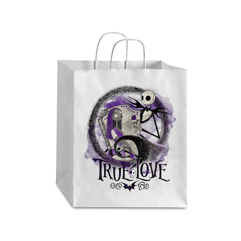 Funny Nightmare Before Christmas Valentines Jack True Love Debie Paper Bag - 10 X 5 X 13 | Artistshot