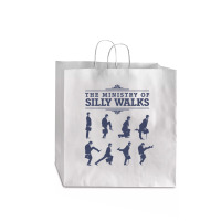 The Ministry Of Silly Walks Jumbo Paper Bag - 18 X 7 X 18 3/4 | Artistshot