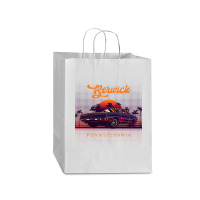 Berwick Pennsylvania Retro Vintage 80s 90s Muscle Cars Retrowave Aesth Mart Paper Bag -13 X 7 X 17 | Artistshot