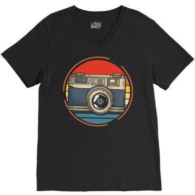 Camera T  Shirt Camera Vintage T  Shirt V-neck Tee Designed By Hopeannounce