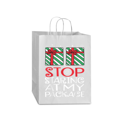 Stop Staring At My Package Christmas Funny Gifts Men Women Mart Paper ...