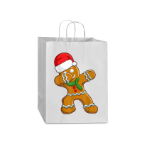 Dabbing Gingerbread Santa Christmas Kids Boys Xmas Cookie Mart Paper Bag -13 X 7 X 17 | Artistshot